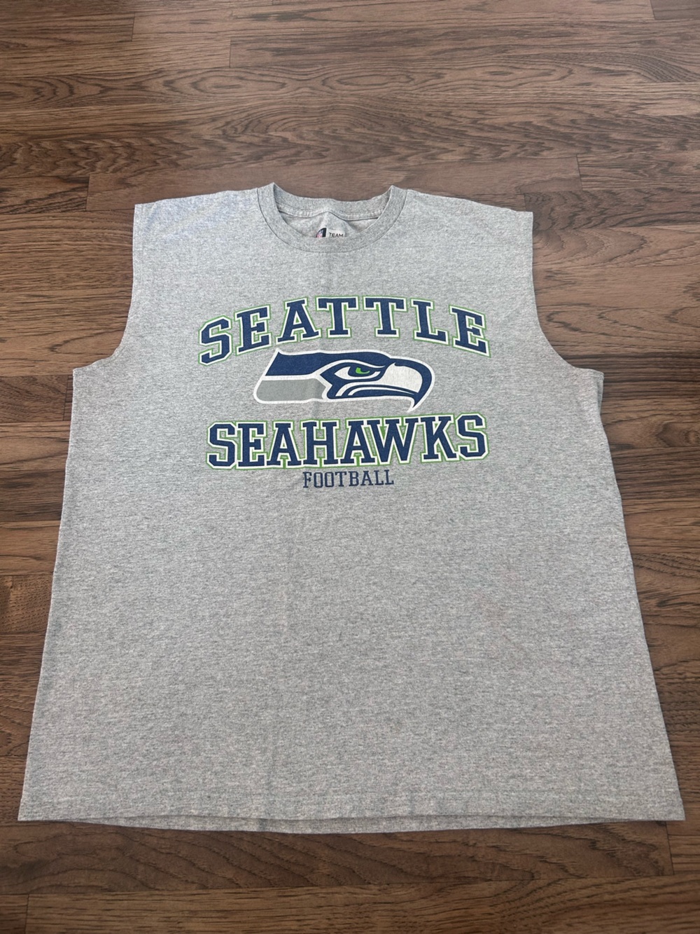 Seattle Seahawks Gray Sleeveless NFL Football Shirt